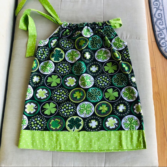 Girl’s pillowcase St Patrick’s Day dress, SZ 5/6 - Picture 2 of 8